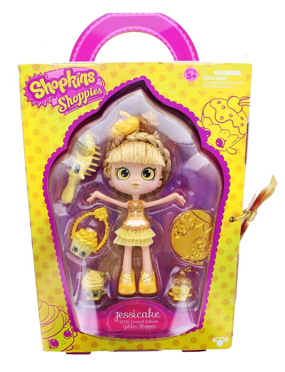 Shopkins Exclusive Jessicake Shoppies Golden Cupcake Doll