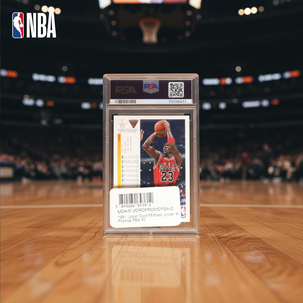 NBA 1991 Upper Deck Michael Jordan #1 Promos Card | PSA 10