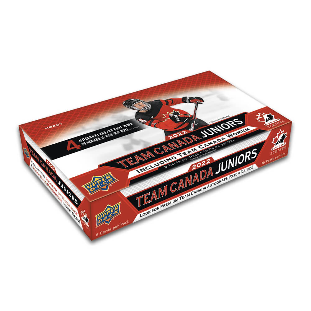 2022 Upper Deck Team Canada Juniors Hockey Hobby Box