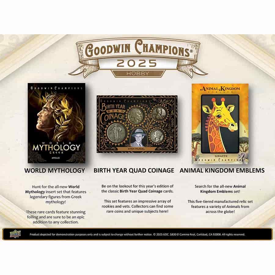 2025 UPPER DECK GOODWIN CHAMPIONS BOOSTER BOX
