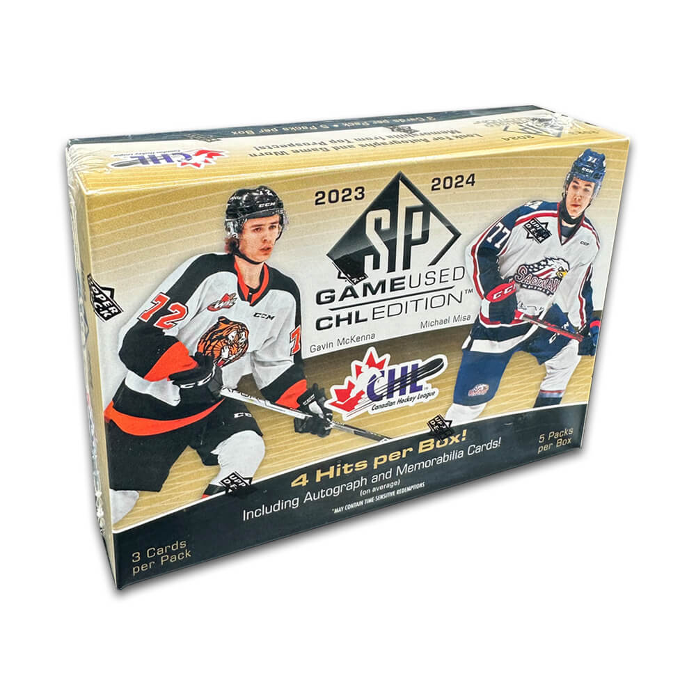 2023-24 Upper Deck CHL SP Game Used Hobby Box