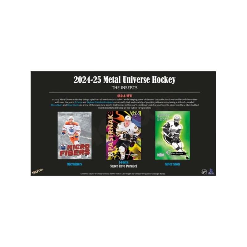 2025 UPPER DECK METAL UNIVERSE HOCKEY HOBBY