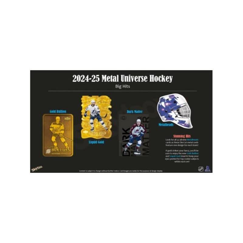 2025 UPPER DECK METAL UNIVERSE HOCKEY HOBBY