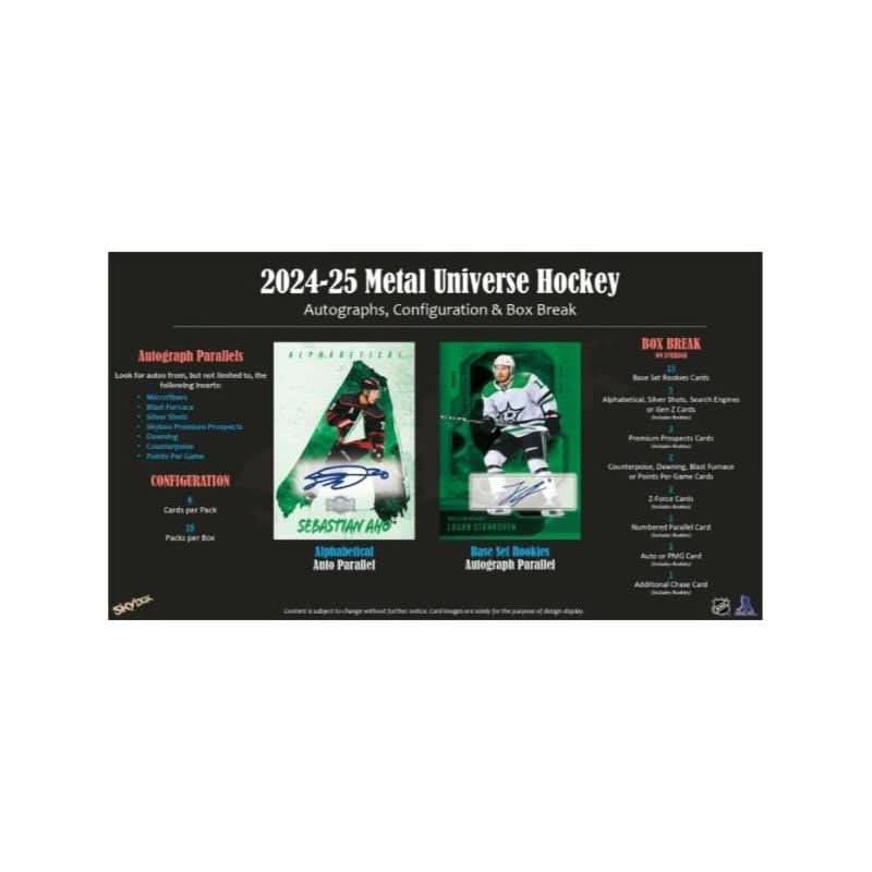 2025 UPPER DECK METAL UNIVERSE HOCKEY HOBBY