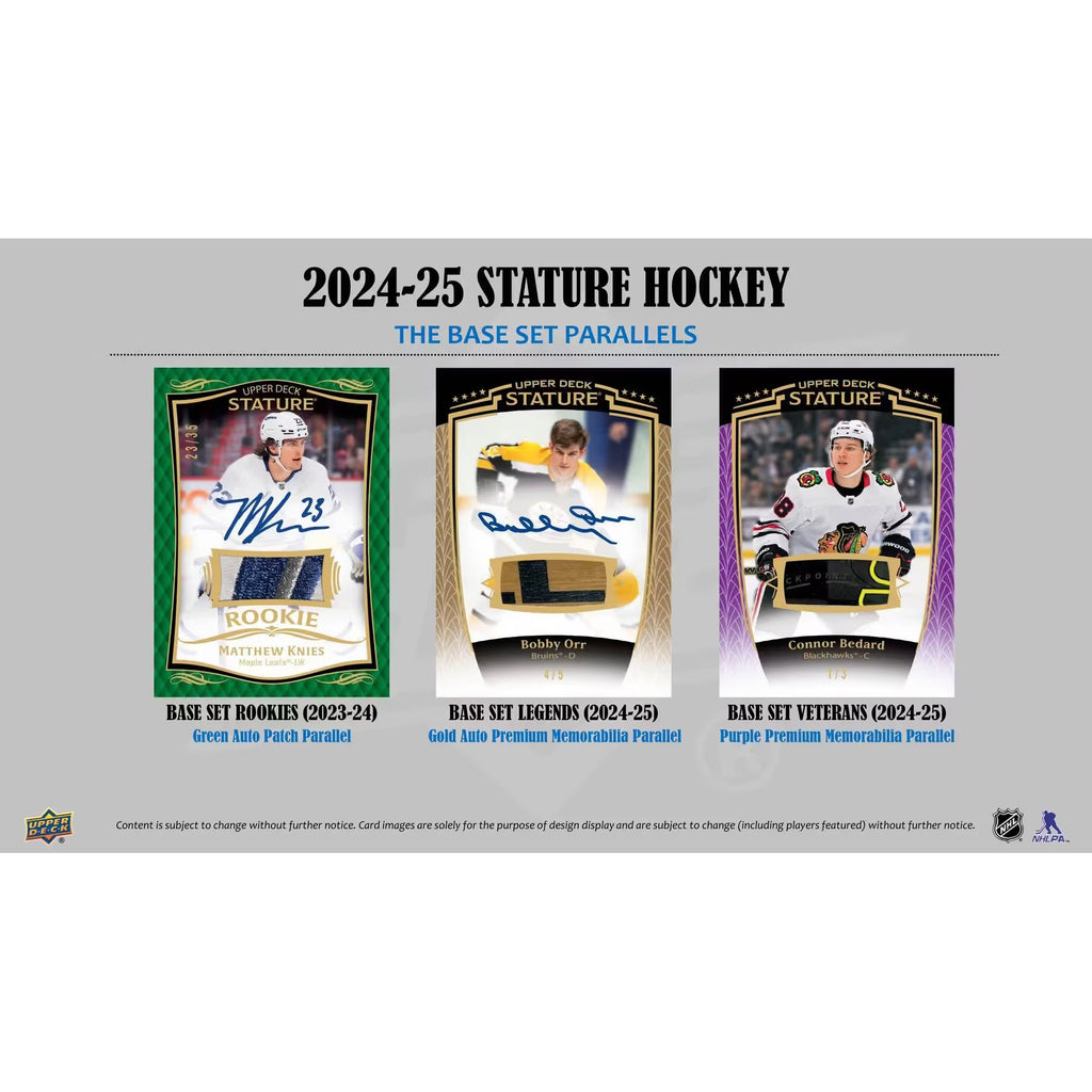 2024-2025 UPPER DECK STATURE HOCKEY