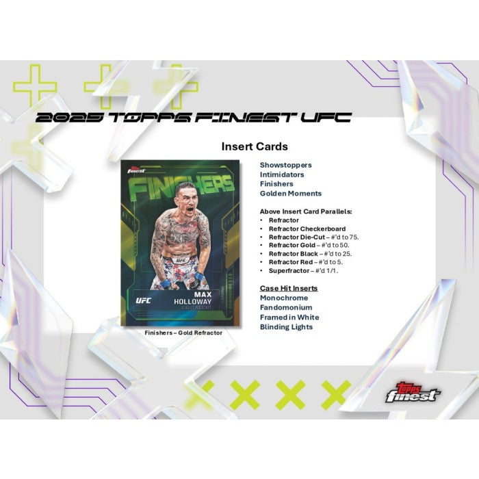 2025 Topps UFC Finest Hobby 8-Box Case