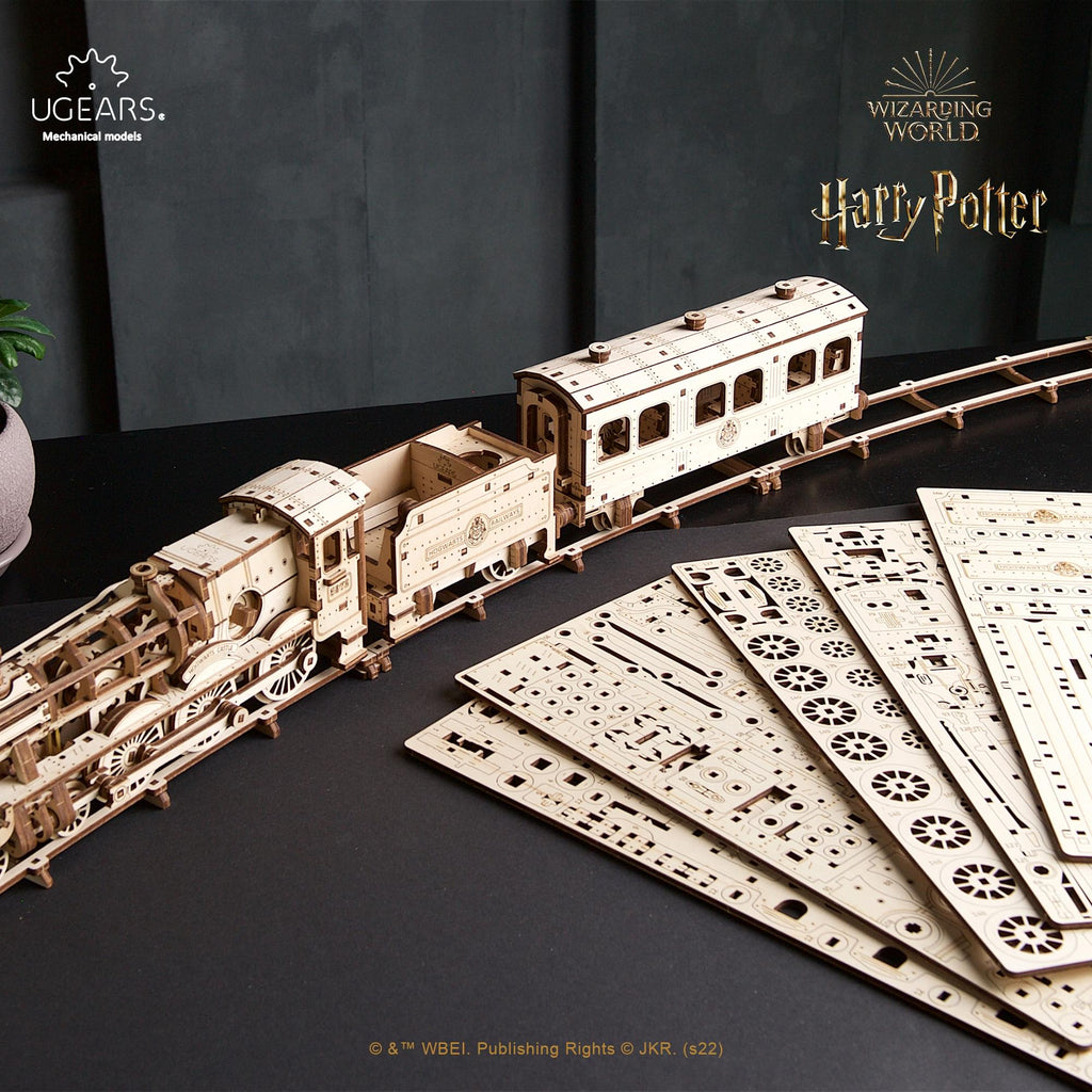 Harry Potter Hogwarts Express 3D Wooden Puzzle Mechanical Model Kit