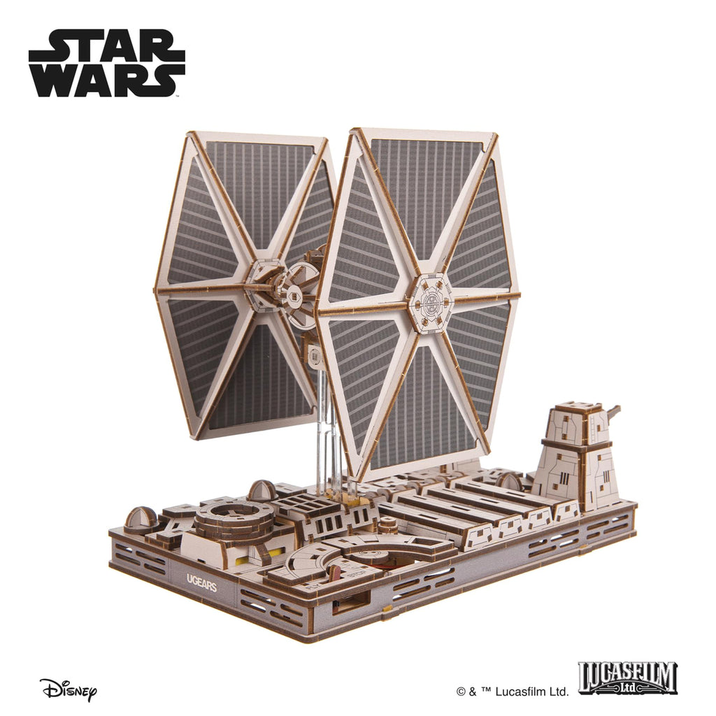 Star Wars TIE Fighter 3D Wooden Puzzle Mechanical Model Kit