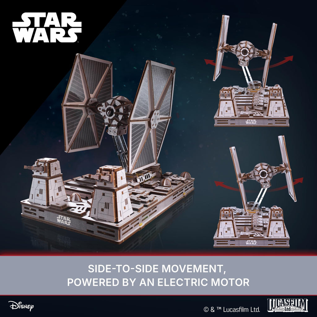 Star Wars TIE Fighter 3D Wooden Puzzle Mechanical Model Kit