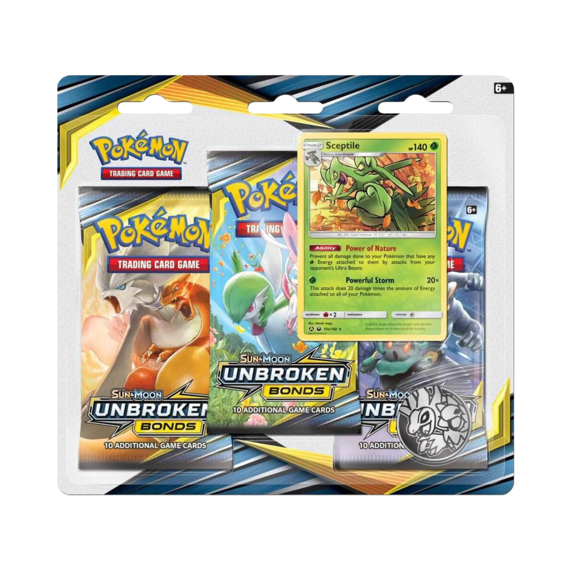 Unbroken Bonds 3-Pack Blister [Sceptile]