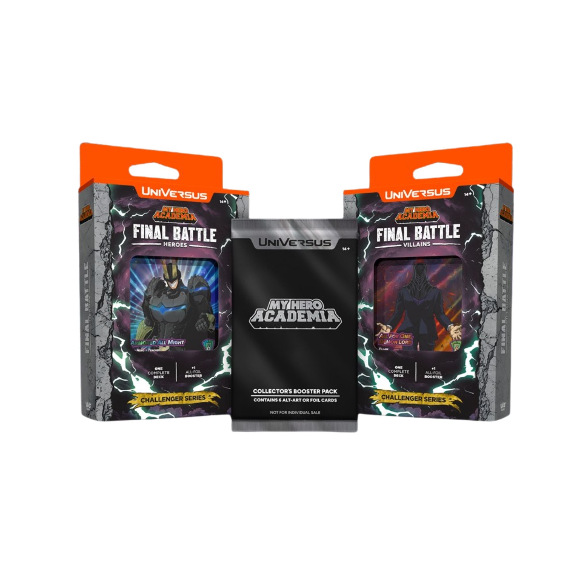 UniVersus My Hero Academia Final Battle Challenger Series Display (4 Decks) (Presell)