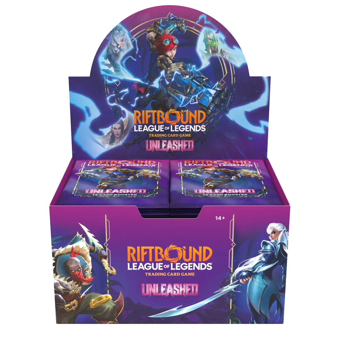 Riftbound: League of Legends TCG - Unleashed Booster Box Display