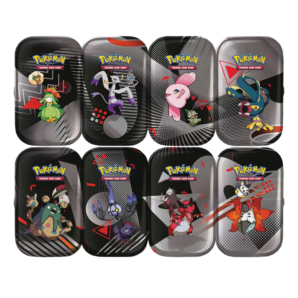 Unova Mini Tin Display [Set of 8]