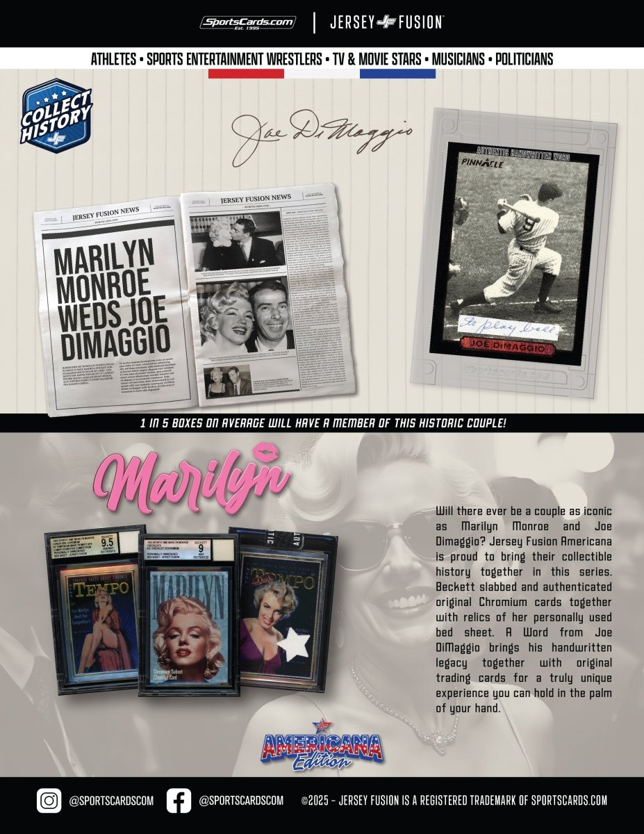 Americana Edition Case- (1) Graded/Autograph/Word or Material Item Per Box - (32) Boxes