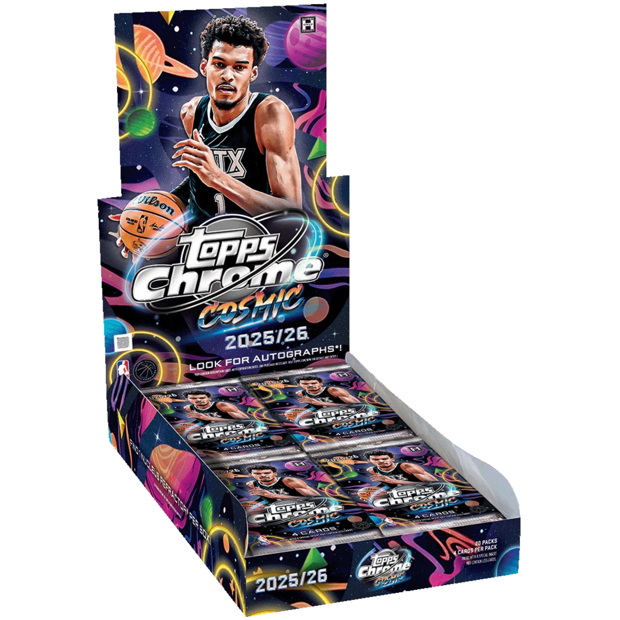 2025-26 Topps Chrome Cosmic Basketball Hobby 8-Box Case