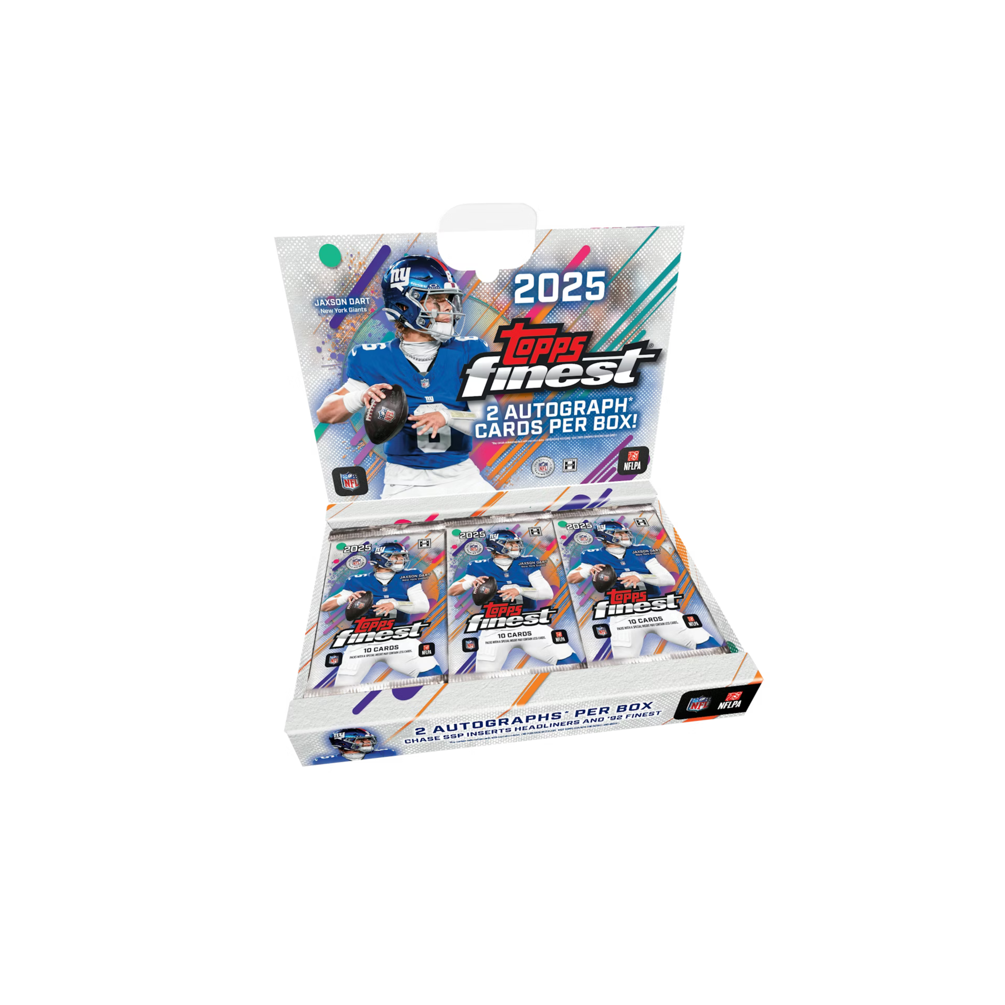 2025 Topps Finest Football Hobby 8er-Boxen-Case