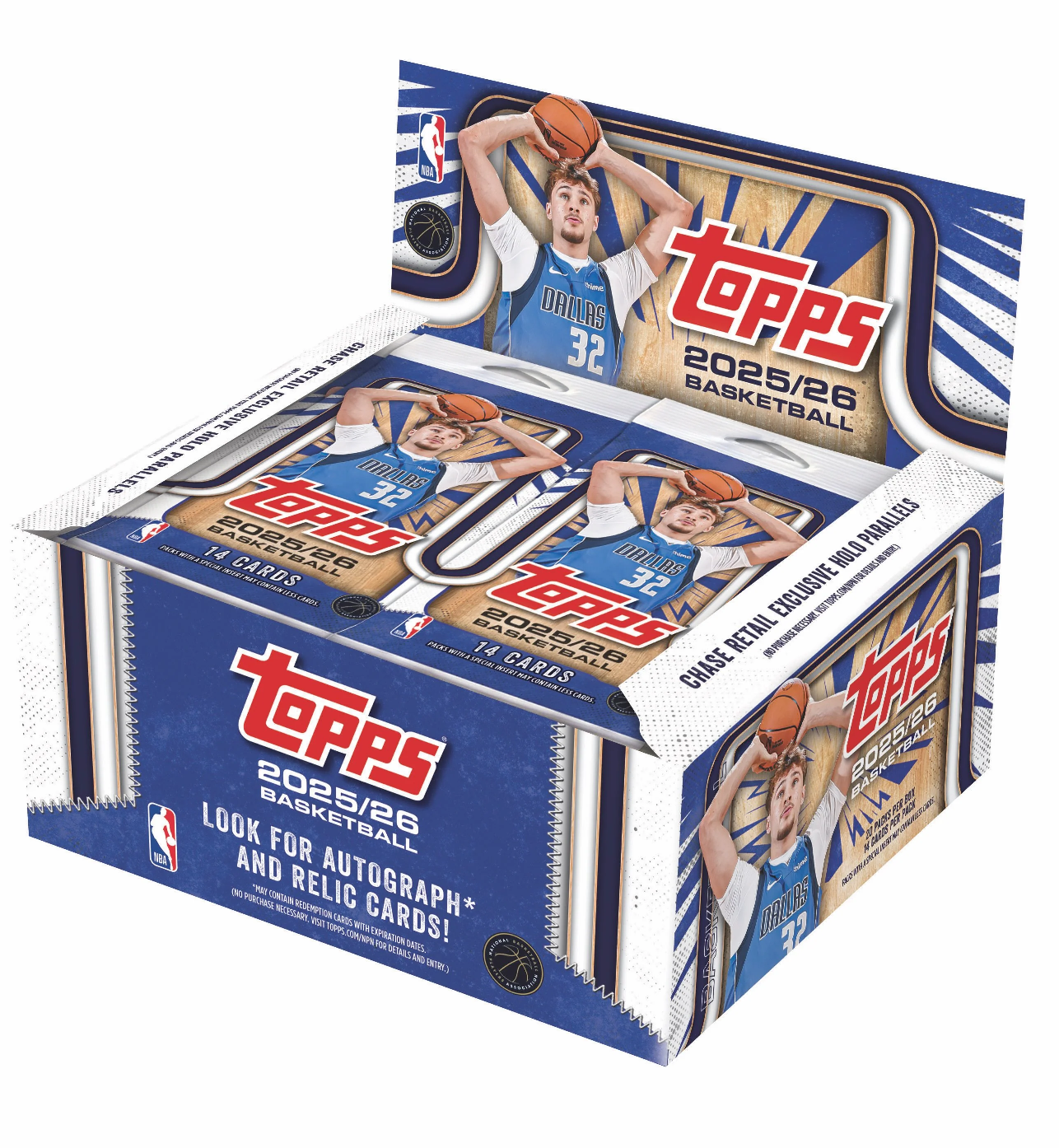 2025-26 Topps Basketball Series 1 Retail Box (20 Packs Per Box)