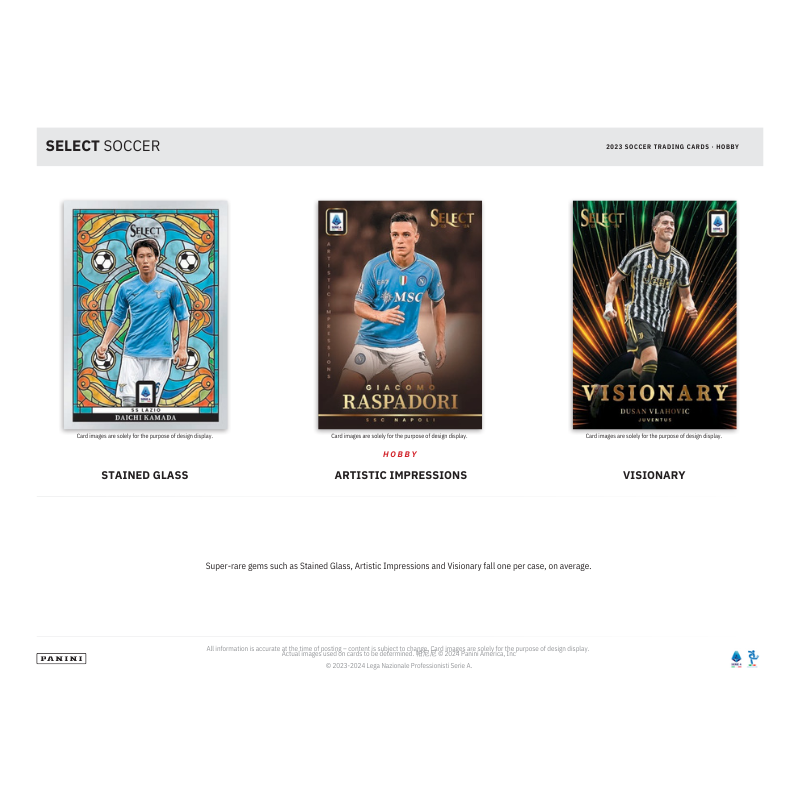 2023/24 Panini Select Serie A Soccer Hobby 12 Box Case