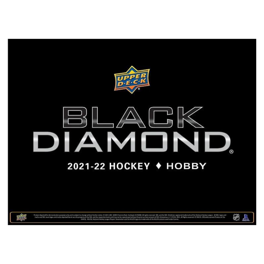 2021-22 Upper Deck Black Diamond Hockey Hobby Box
