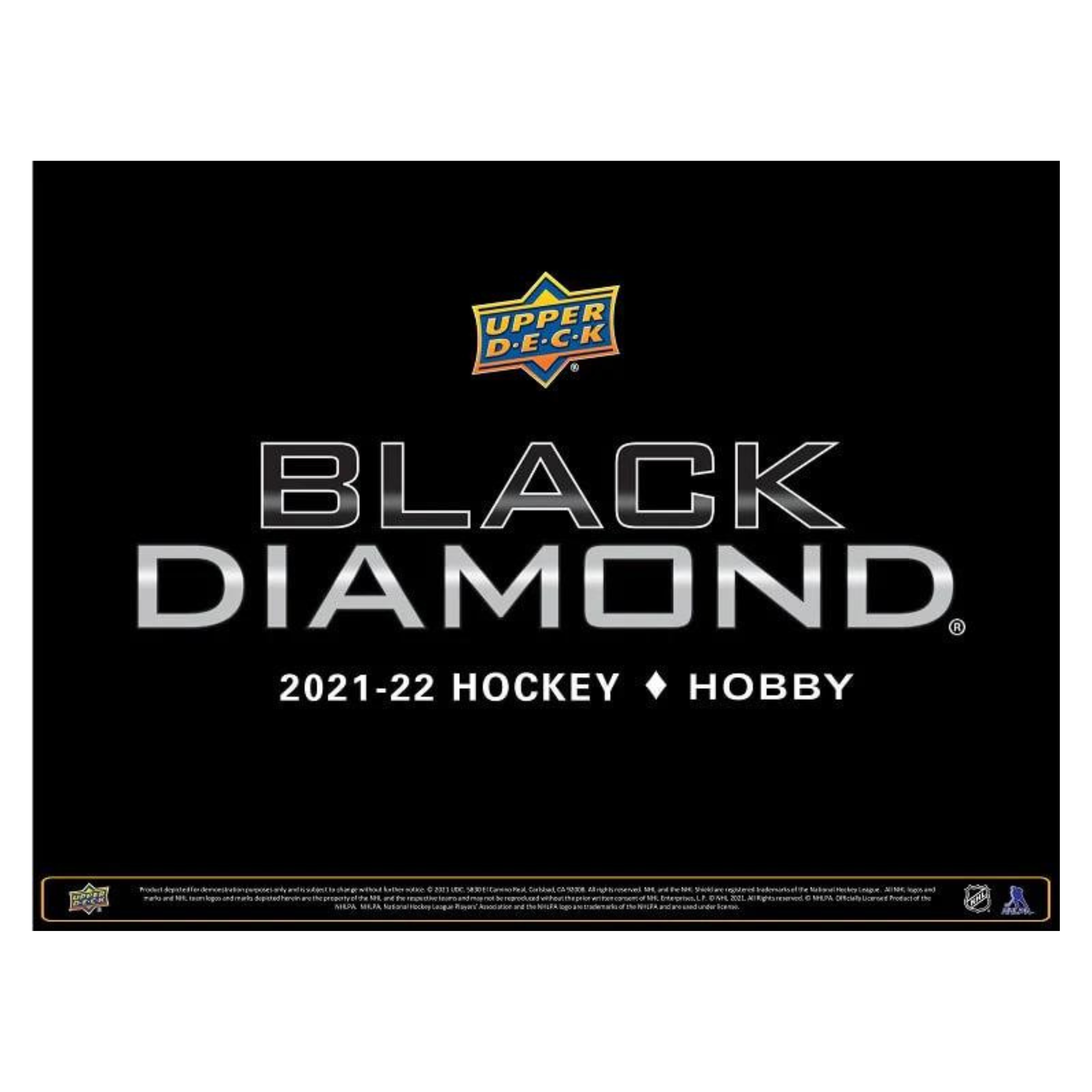 2021-22 Upper Deck Black Diamond Hockey Hobby Box