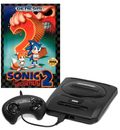 Sega Genesis Model 2 (Third Party Controller) and Sonic The Hedgehog 2 Console Bundle Pack