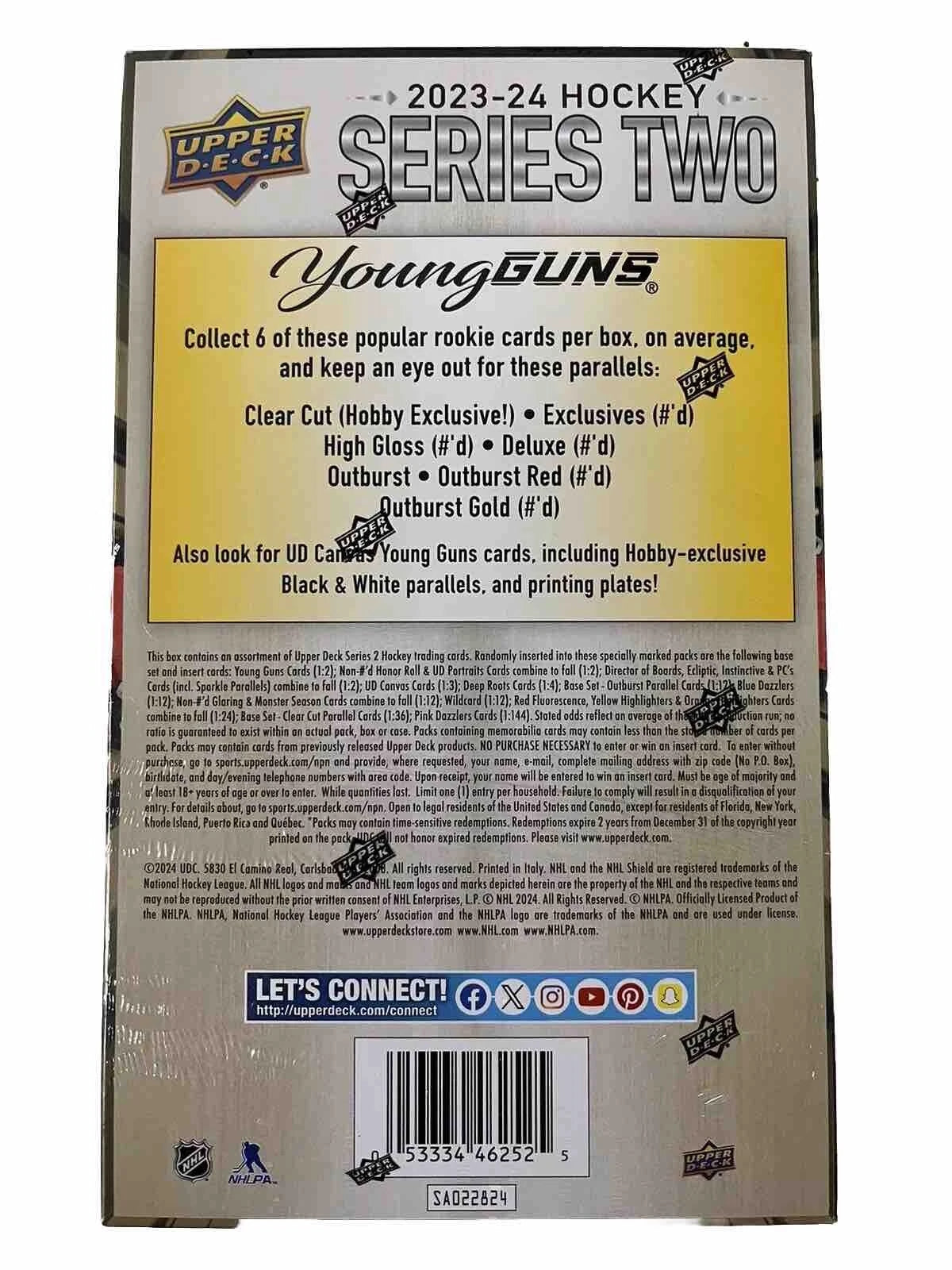 Upper Deck: 2023-2024 Series 2 Hockey Hobby Box