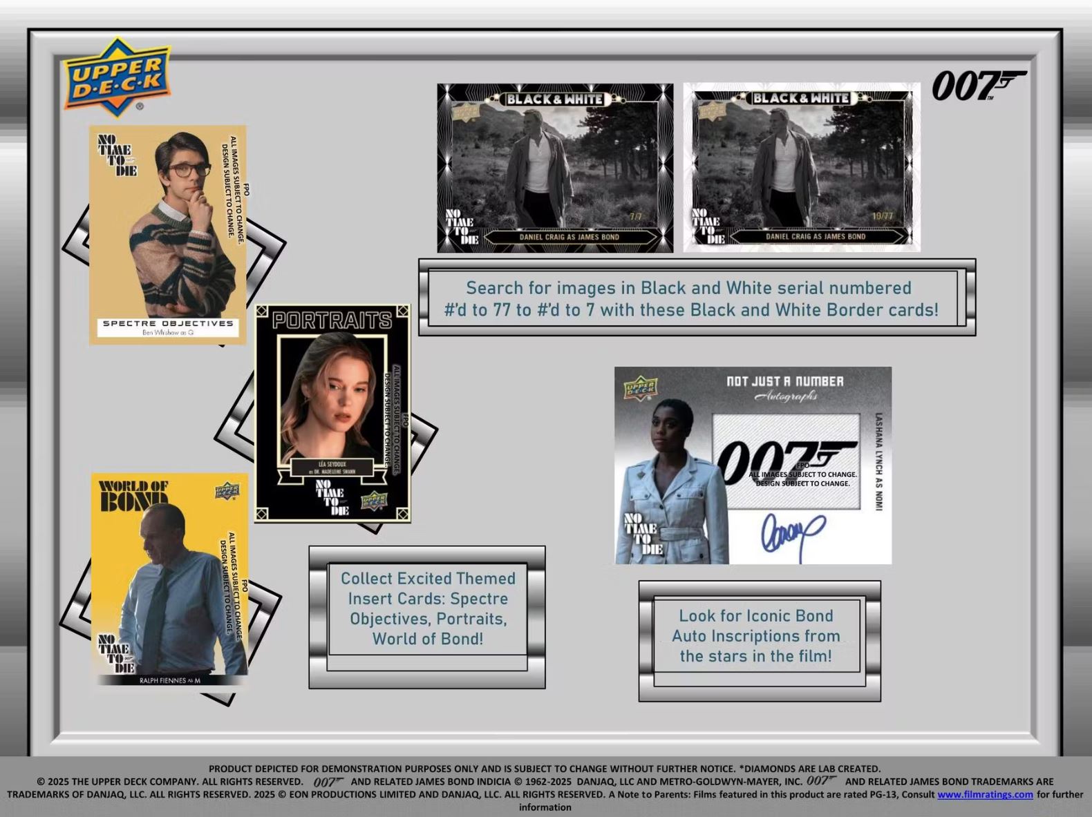 2025 Upper Deck James Bond No Time To Die Hobby Box