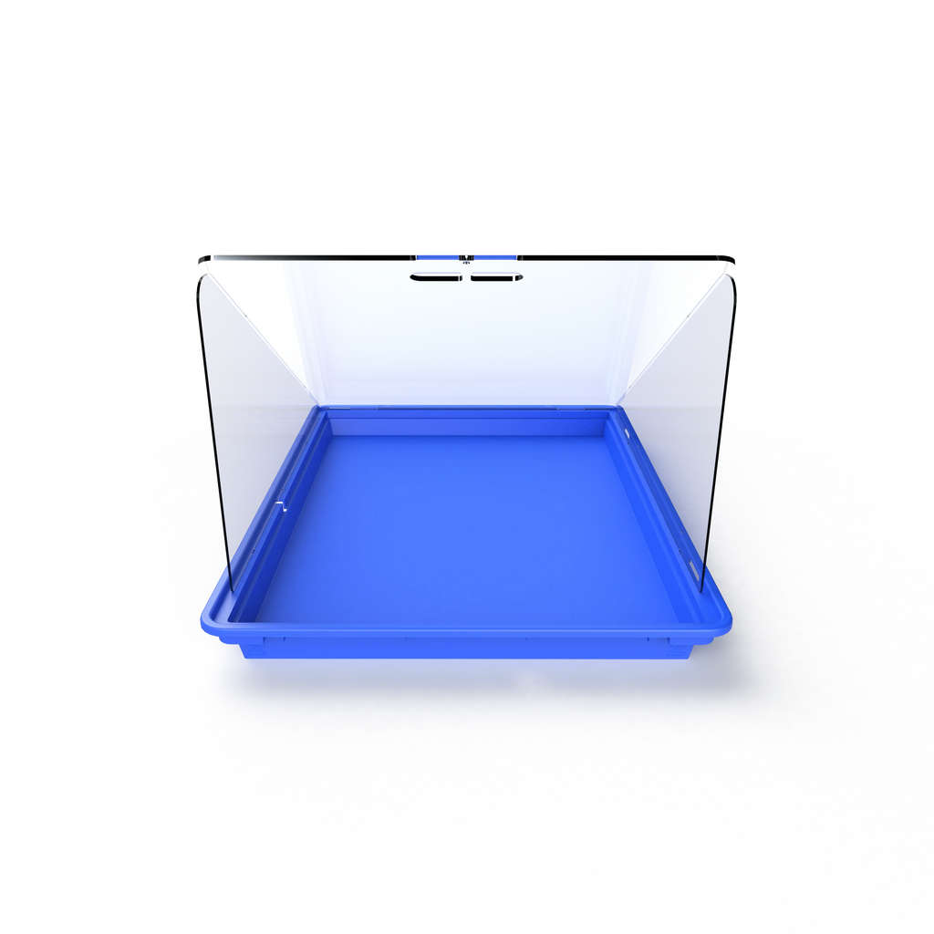 Scratch Resistance Display Cases Vertical & Horizontal With Risers