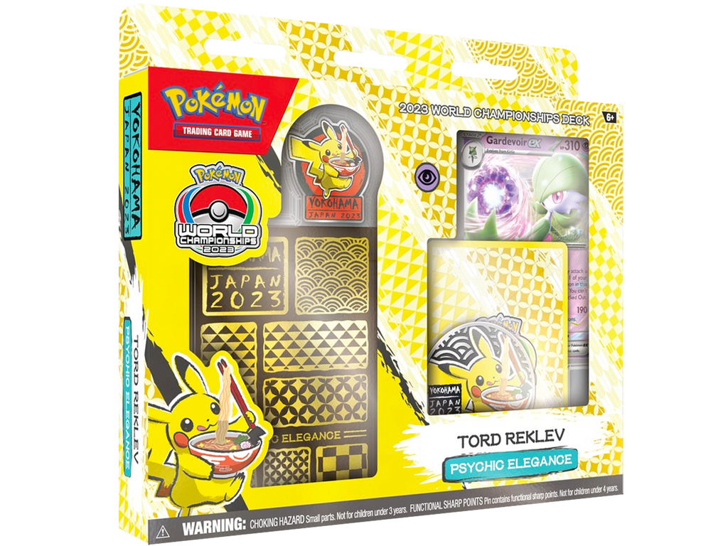 Pokemon World Championships Deck 2023 (Mew, Lugia, Kyogre, Gardevoir) Sealed Display Case