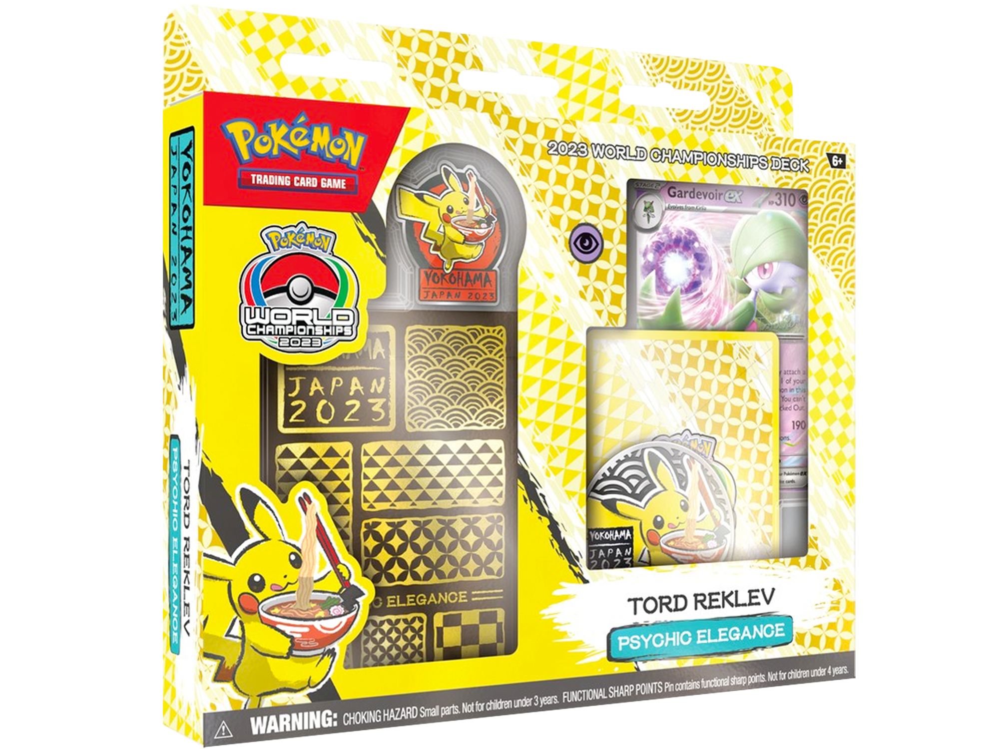 Pokemon World Championships Deck 2023 (Mew, Lugia, Kyogre, Gardevoir) Sealed Display Case