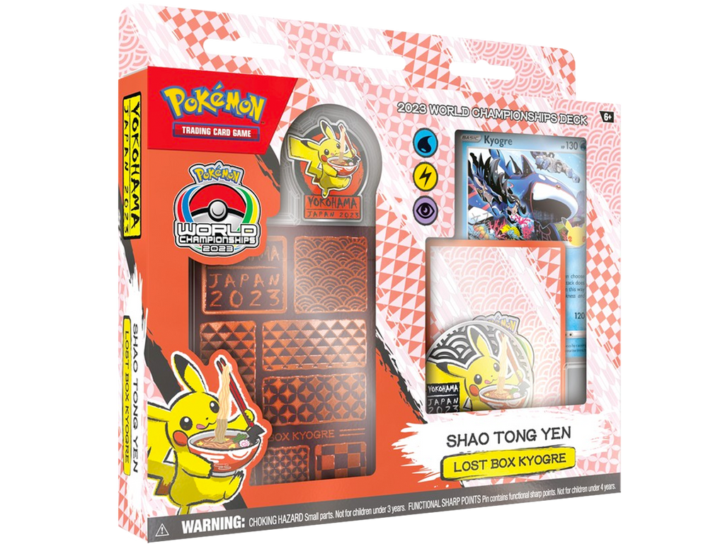 Pokemon World Championships Deck 2023 (Mew, Lugia, Kyogre, Gardevoir) Sealed Display Case
