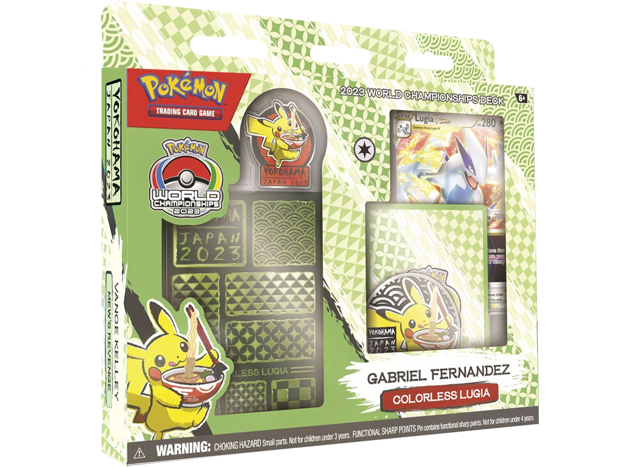 Pokemon World Championships Deck 2023 (Mew, Lugia, Kyogre, Gardevoir) Sealed Display Case
