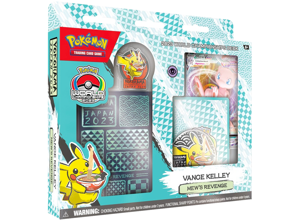 Pokemon World Championships Deck 2023 (Mew, Lugia, Kyogre, Gardevoir) Sealed Display Case