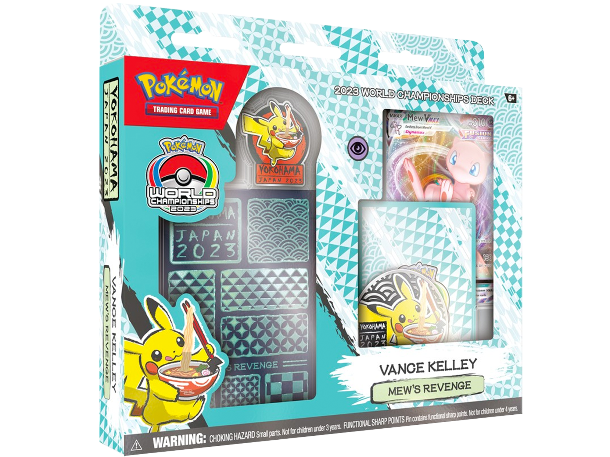 Pokemon World Championships Deck 2023 (Mew, Lugia, Kyogre, Gardevoir) Sealed Display Case