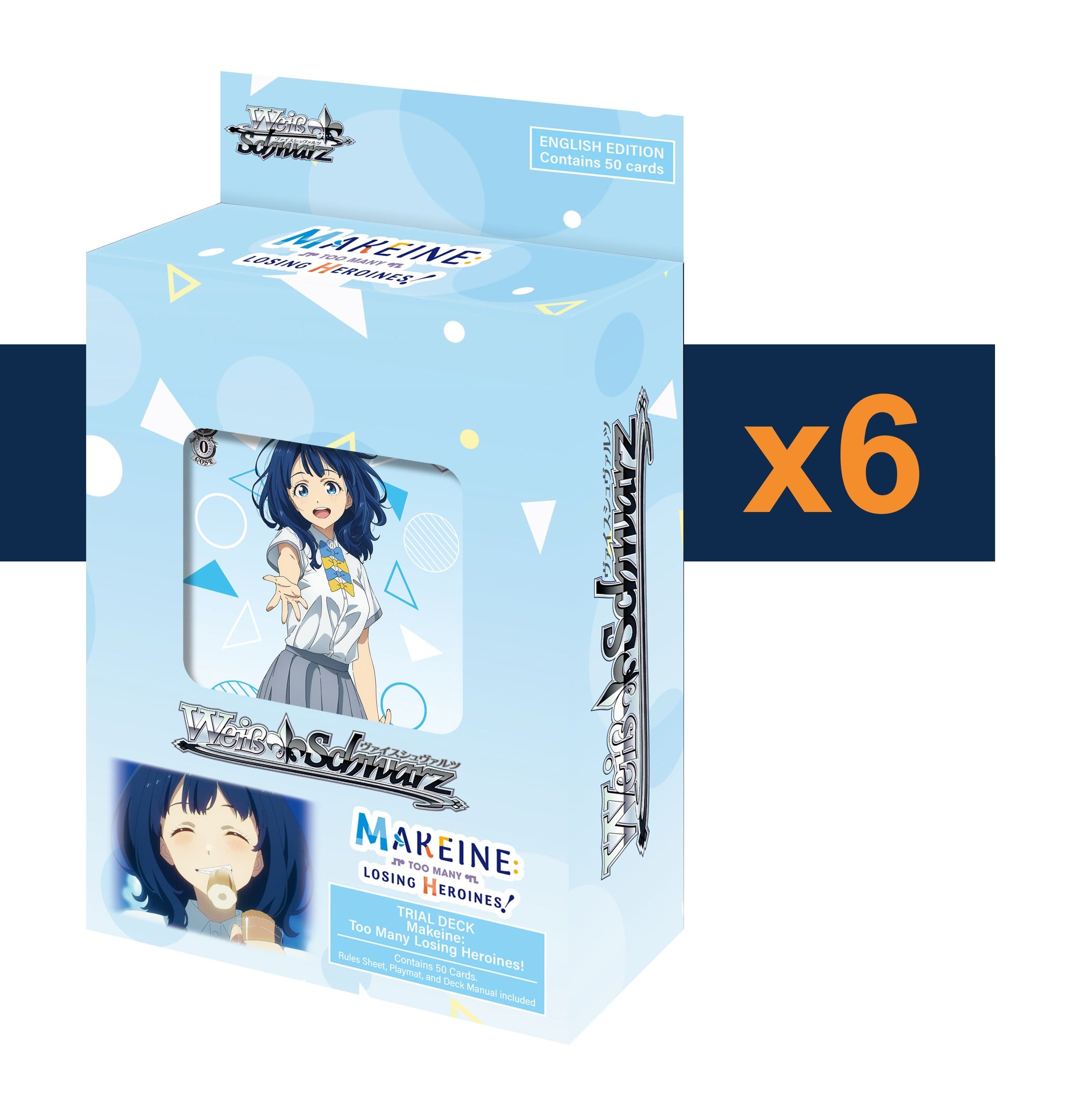 Weiss Schwarz: Makeine - Too Many Losing Heroines! (English) Trial Deck+ [x6] Sealed Display