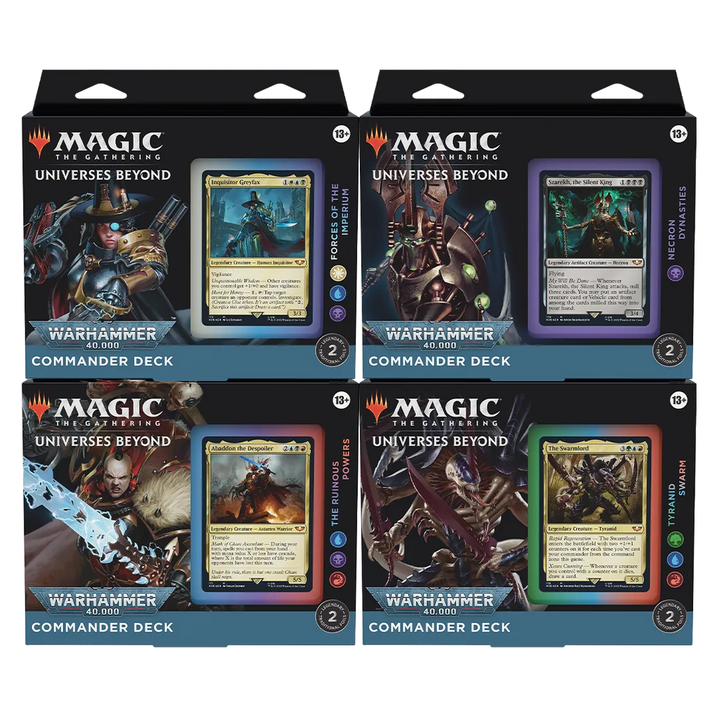 Universes Beyond: Warhammer 40,000 Commander Decks [Set of 4]