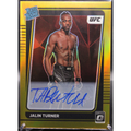 2022 Panini Donruss Optic UFC - Jalin Turner 114 - Rated Rookie Gold Auto /10