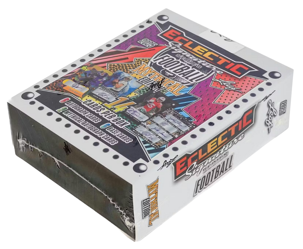 2025 Leaf Eclectic Signature Series Football Mythical Hobby Box