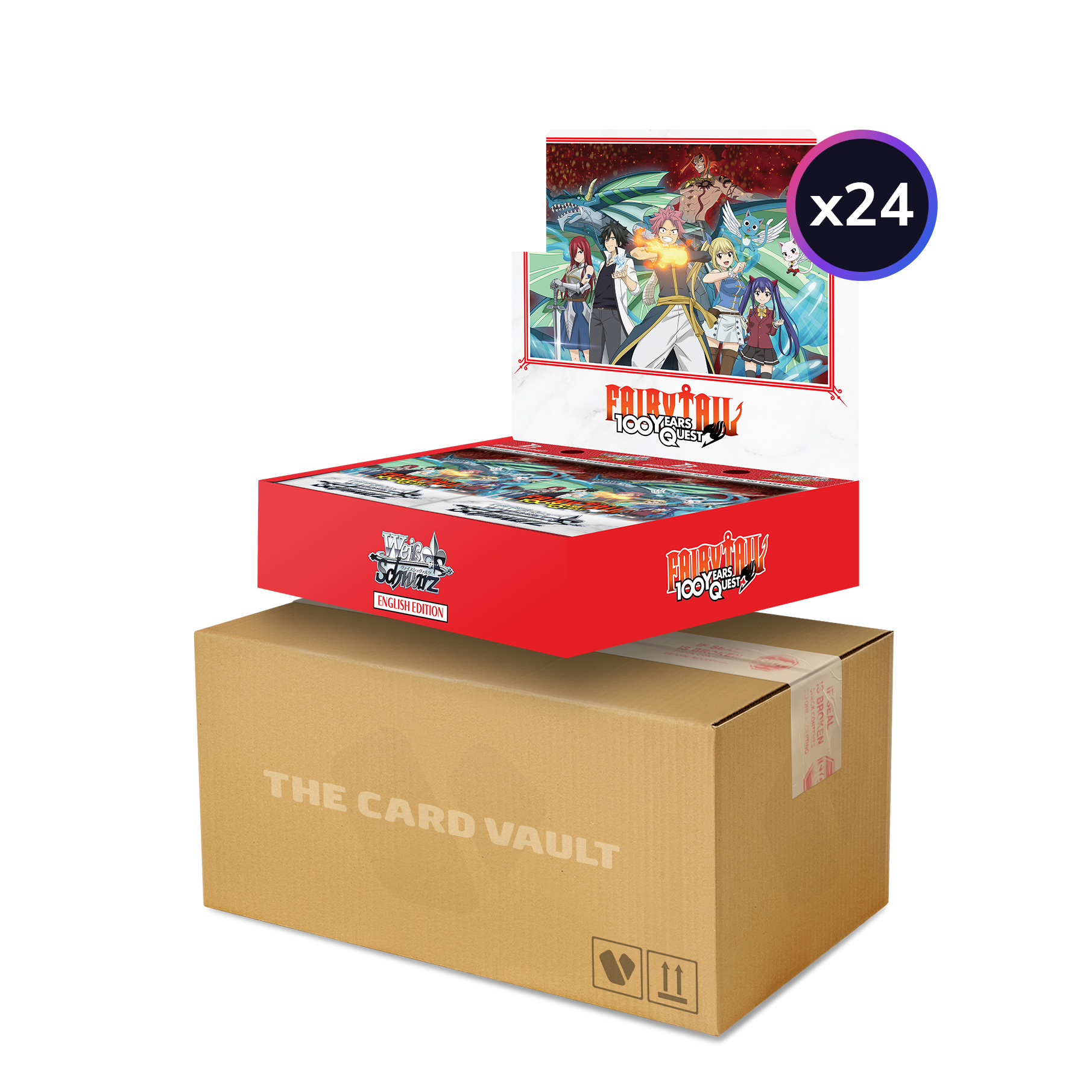Weiss Schwarz - FAIRY TAIL 100 YEARS QUEST - Display Case (24x Booster Boxes)