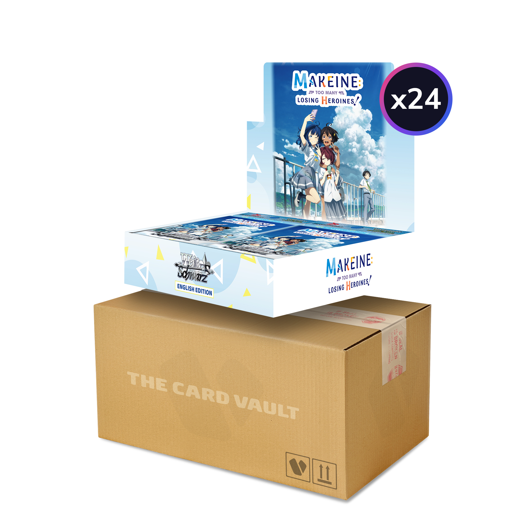 Weiss Schwarz - Makeine: Too Many Losing Heroines! - Display Case (24x Booster Boxes)