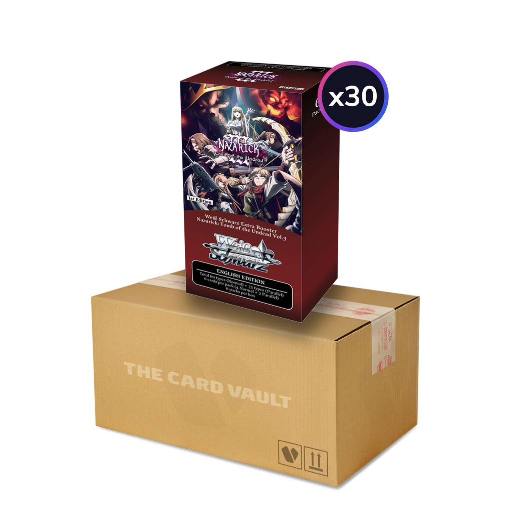 Weiss Schwarz - Nazarick: Tomb of the Undead Vol.3 - Display Case (30x Extra Booster Boxes)