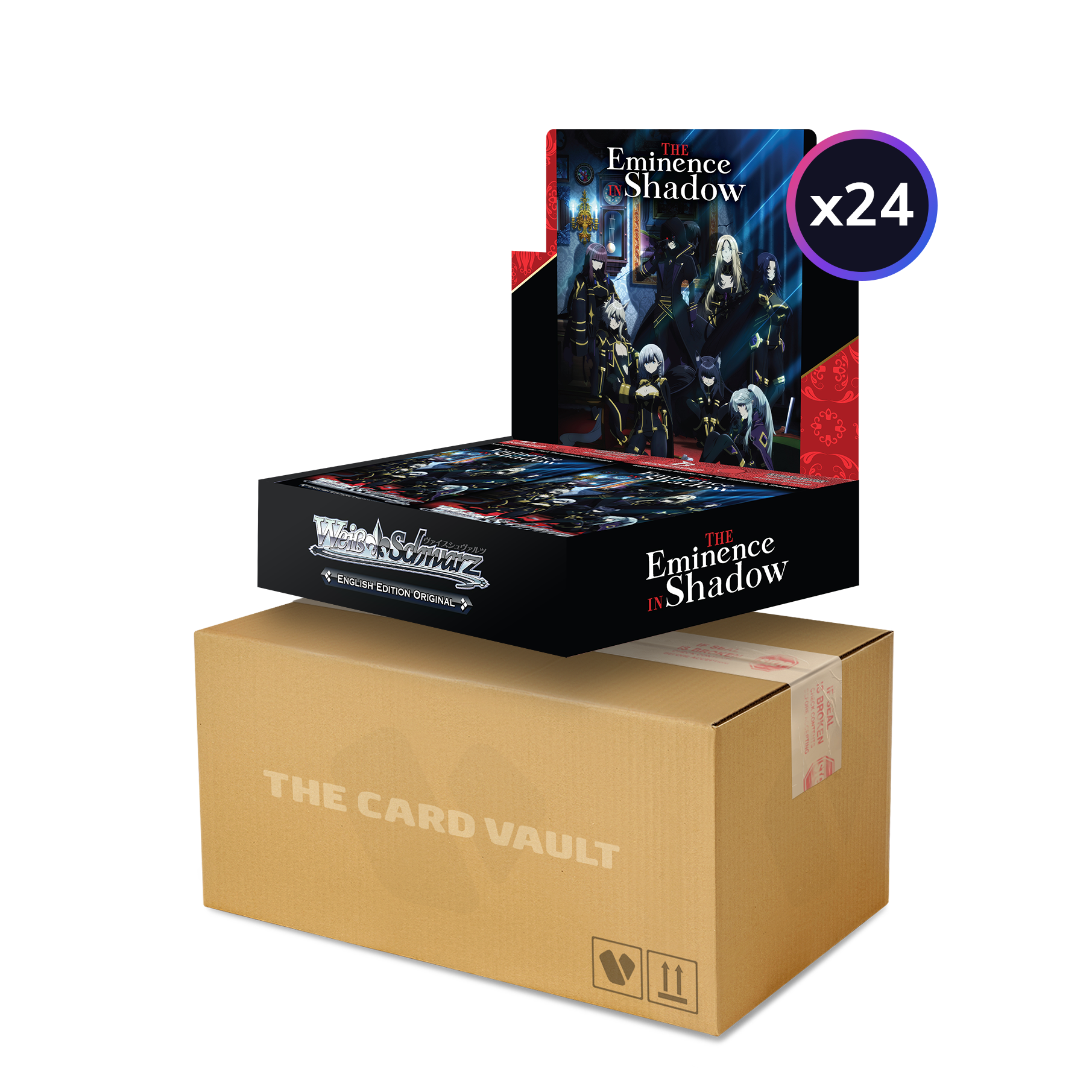 Weiss Schwarz - The Eminence in Shadow - Display Case (24x Booster Boxes)