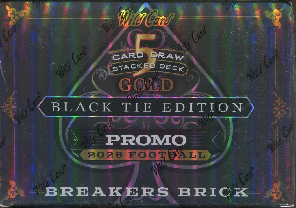 2026 Wild Card 5-Card Draw Stacked Deck Box