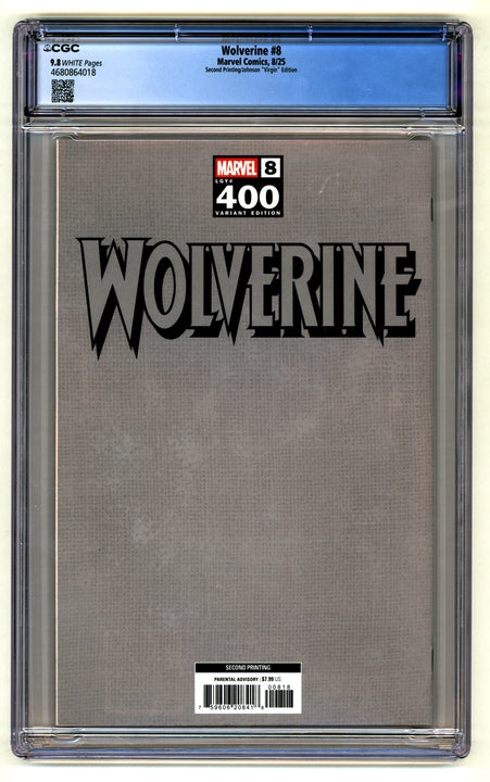 Wolverine: #8 [Johnson CGC 9.8 2nd Print -1:25] 2025