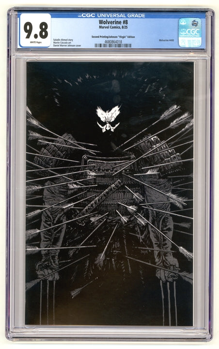 Wolverine: #8 [Johnson CGC 9.8 2nd Print -1:25] 2025