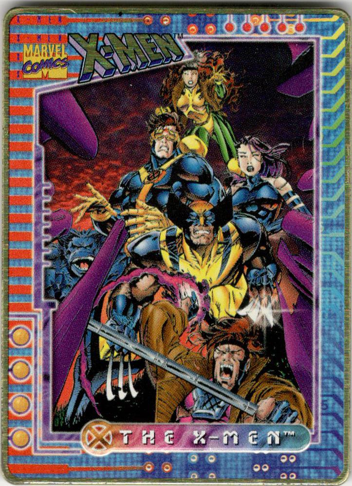 1996 X-Men Metallic Impressions Trading Card Set
