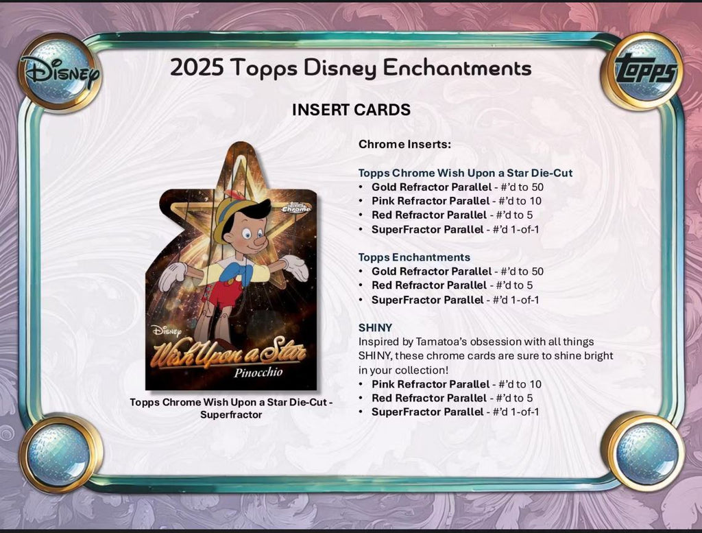 Disney Wonder 7-Pack 40 Box Blaster Case (Topps 2025)
