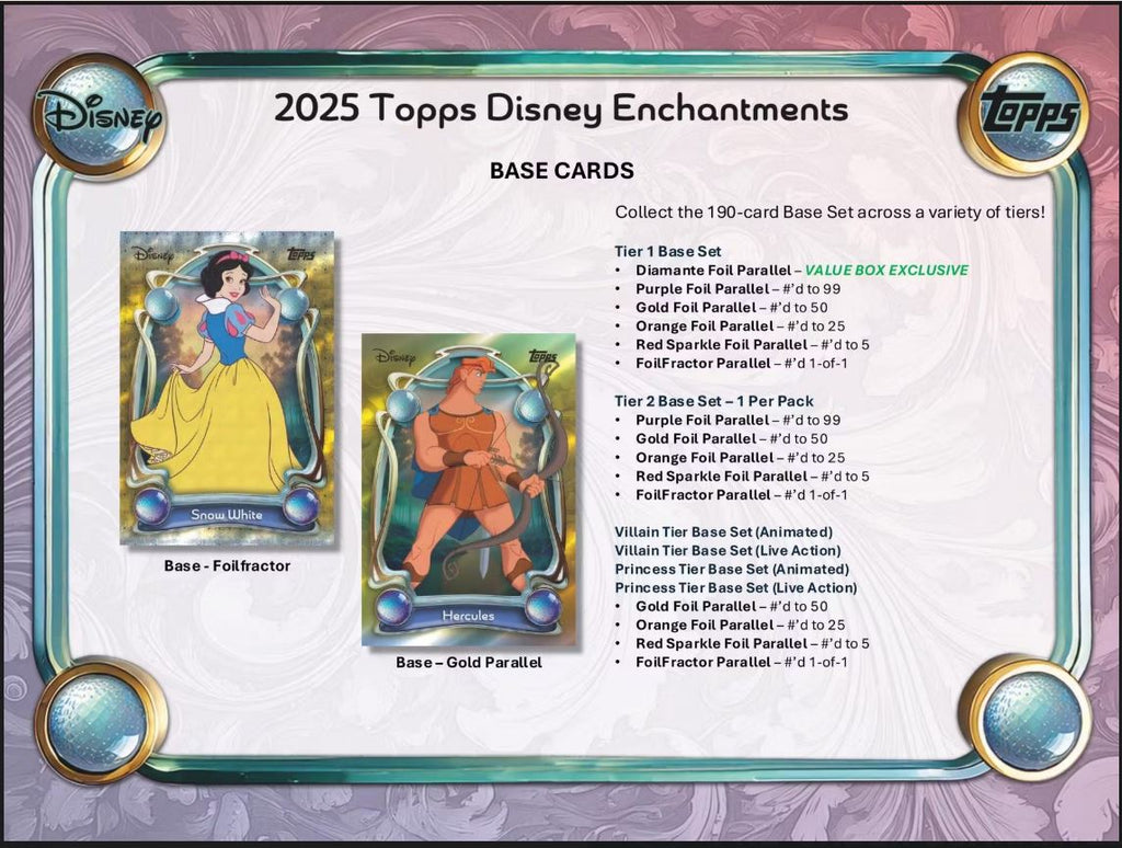 Disney Wonder 7-Pack 40 Box Blaster Case (Topps 2025)