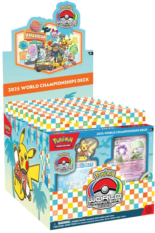 Pokemon TCG - World Championship Deck 2025 Display (8 Decks) *PREORDER*