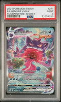 PSA 9 - 2021 POKEMON SWORD & SHIELD FUSION STRIKE #271 FA/GENGAR VMAX FUSION STRIKE-SECRET